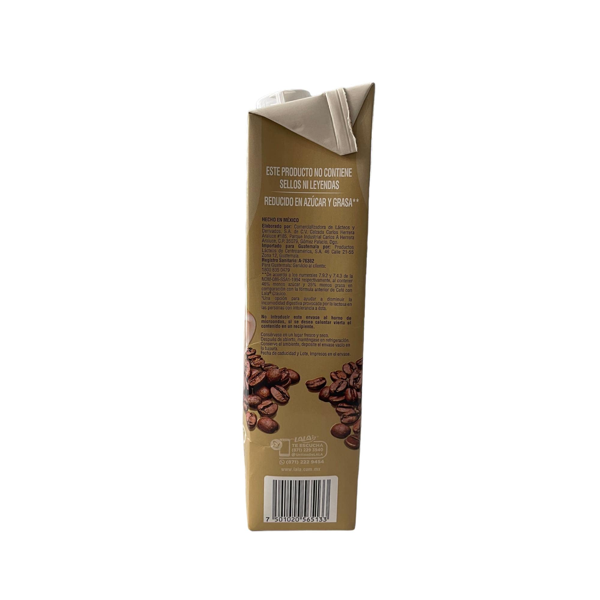 Amazon.com: LALA Cafe Con Lala Clasico Deslactosado 960ml (2PACK